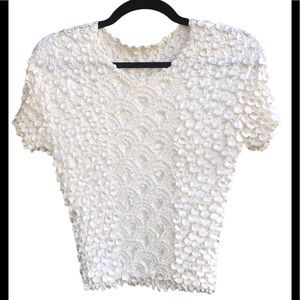Beautiful White Packable Blouse! Sz M